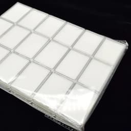 Diamond Box 10Pcs Transparent Cover Long Strip Gem Box Memory Mat White Black Acrylic Display Case Gemstone Packaging Organizer