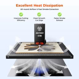 ACMER 400*400 Honeycomb Panel Table Laser Engraving and Autting Machine Laser Honeycomb Panel Bed Cutting Table 300*300