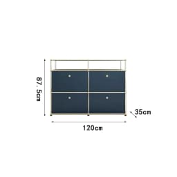 Living Room Sideboard Medieval Cabinets Storage Dining Modern Metal Stainless Steel Frame Wood Customizable Cabinet with Locker