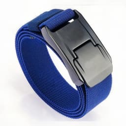 38mm Wide/ 1-1/2 in Black Elastic Tactical Belt for Men Stretch Jeans Designer Fashion Belt Adjustable Buckle Unisex Waist Belt