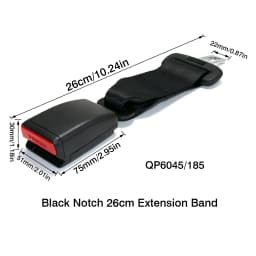Adjustable Car Seat Belt Extender Suitable for 99% of Vehicle Models Safe Accessories 25cm 12cm 23cm 85cm Extend the Strap