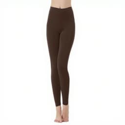 Women Solid Underwear Thermal Leggings Female Comfortable High Waist Home Trousers Lady Classic Daily Slim Fit Pants