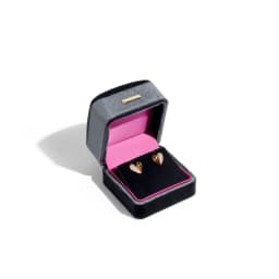 High End Rounded Edge Velvet Jewelry Storage Box with Multi Compartments for Earrings Rings Bracelets Necklaces Organizer Gift