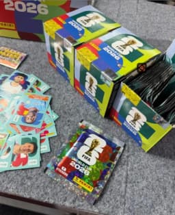 Panini 2026 FIFA World Cup Sticker Sealed Box 50 Packs Estimated 350 Collectible Soccer Player Blind Stickers For Fan Collection