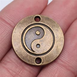 10pcs Enamel Kung Fu Tai Chi Charms Pendants For Necklaces Earrings DIY Making Yin Yang Charms Handmade Jewelry Findings