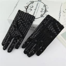 1 pair of children's high elasticity sequin gloves, dance competition, dance performance, party performance, exquisite children'