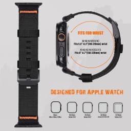 Nylon Strap for Apple Watch Ultra 4 3 2 Bands 49mm 46mm 42mm 45mm 44mm 41mm 40mm Correa Bracelet iWatch Series 12 11 10 9 8 SE 7