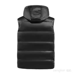 Plus Size Down Vest Men's Winter Fashion Man Hoodie 190kg 12xl Fashion Loose White Duck Down Black Gold Sweetheart 11XL