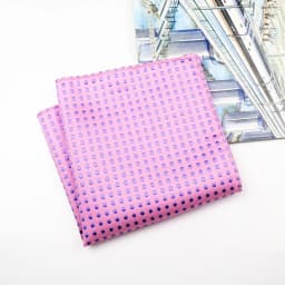 New Pink Dot Striped Pocket Square For Men 22cm Formal Handkerchief Towel Groom Wedding Suit Cravat Hanky Host Chest Small Scarf
