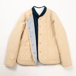 Artistic Japanese Sle Women's Cotton Jaet Thin round Ne ort Coat Inner Wear Small Size Autumn Winter Faion Commute