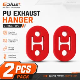 Universal 2&4 Holes Polyurethane Exhaust Hanger Hard PU Exhaust Bushing Vibration Dampener for Car Exhaust System