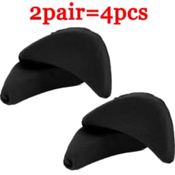 4pcs=2pairs Women's Sponge Forefoot Insert Pads Pain Relief High Heel Forefoot Toe Plug Filler Insoles Reduce Shoe Size Cushion