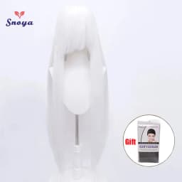 Snoya 100cm Synthetic Fluffy Corn Perm Cosplay Wig Pink Red Blue Purple Anime Party Long Wig for Women