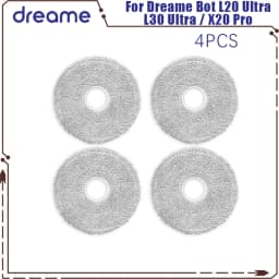 Dreame Bot L20 Ultra / L30 Ultra / X20 Pro Supplies Accessories Main Side Brush Mop Cloths Hepa Filter Dust Bags Parts