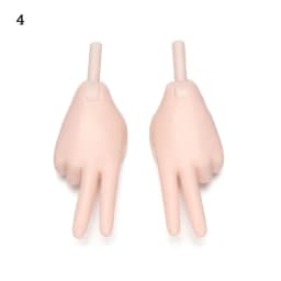 1/3 Dolls Body Parts Accessories Plastic Replacement Movable Hands Foot For 1/4 Doll Organ Accessories DIY Dressing Toy