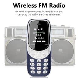 SERVO Q3308 PRO 3 SIM Standby Mini Mobile Phone Magic Voice Bluetooth Dialer Speed Dial FM Radio 2G GSM Super Smaller Cellphones