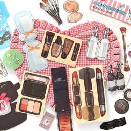 25pcs Kawaii Creative Cosmetics Small Appliance Stickers Material Pack DIY Diary Handmade Scrapbook Aesthetic Supplies