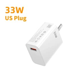 33W Charger QC 3.0 Quick Charging 6A Fast Turbo Charger Mobile Phone Charger Adapter USB Type C Cable For Samsung