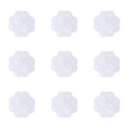 About20Pcs Glass Four Leaf Flower Beads Scattered Beads Handmade DIY Making Couple Bracelets, Necklaces, Earrings, Jewelry Acces
