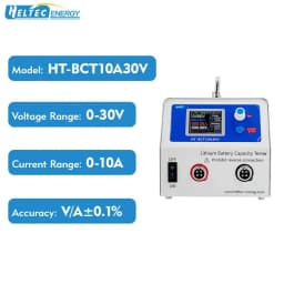 Heltec 1-99V 50A Battery Capacity Tester for 18650 LiFePO4 LTO NCM Lead-Acid | Smart High-Precision Discharge Load Tool