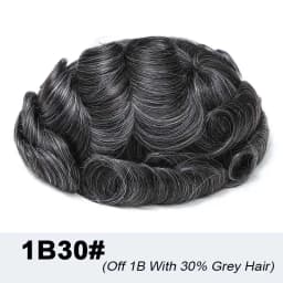 0.03 Ultra Thin Skin Toupee Undetectable Men's Capillary Prosthesis Realistic Wig Man Human Hair Microskin Hair System For Man