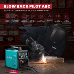 CNC Plasma Cutter Non-HF Pilot Arc Bestarc 50A BTC500XP 11GEN Blow Back Technology 16mm Clean Cutting with Digital Screen