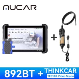 MUCAR 892BT OBD2 Diagnostic Tool AI CAN FD/DOIP All System Diagnosis 35 Resets Bi-directional ECU Coding Lifetime Free Update