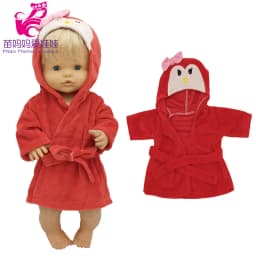 For Nenuco Doll Bathrobe Ropa Y Su Hermanita 40 Cm Baby Doll Clothes Sleep Wear Birthday Gifts