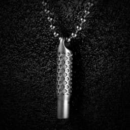 EDC Titanium Double-tube Whistle High Frequency Whistle Portable Outdoor Camping EDC Tools