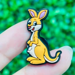 New Arrival 1-10pcs Kawaii Animal Panda Deer Kangaroo Turtle Shoe Charms PVC Accessories Shoes Buckle Ornament Kids Party Gift