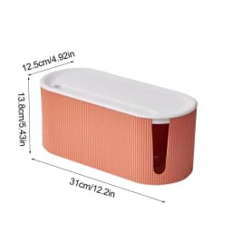 Cord Organizer Box Cord Management Box Household Cable Wire Box Hider Desktop Cord Storage For Hiding Power Strips And