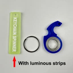 Rotate Fidget Spinner Keychain Metal Idget Toy Kid Stress Relief Spinner Keyring Fidget Ring Relieve Anxiety Boredom Party Gift