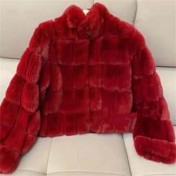 Women's Fur Integrated Jacket New Autumn Winter Short Imitation Mink Fur Coat Versatile Velvet Tops Female Outerwear Clothes