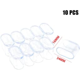 Oval Covers Chair Leg Cap 10Pcs Patio Rubber Floor Protectors For Outdoor Furniture Garden Office 2022 Durable