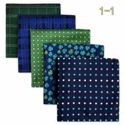 5 PCS Luxury Mens Pocket Square Set Handkerchief Assorted Paisley Floral Print Striped Hanky Suit Gentlemen Wedding Gift Vintage