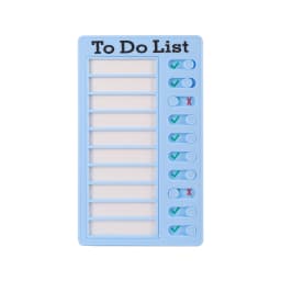 Reusable My Chores Checklist Daily Planner Memo Plastic Board Chore Chart Responsibility Behavior for Kid Self-discipline Card