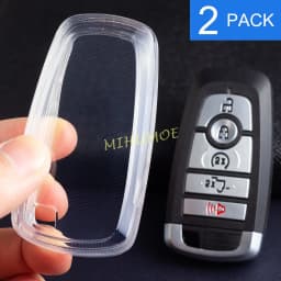 Car Key Fob Case Transparent Cover Remote Shell For 2021-2026 Ford Ranger Maverick Mustang Everest F150 Escape Bronco Explorer