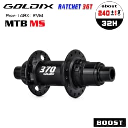 GOLDIX M370 32H Boost MTB Hub 36T Ratchet Center Lock Disc Brake Sealed Bearings HG XD MS 10-12 Speed Front Rear MTB Bicycle Hub