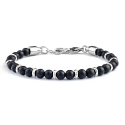 2026 Classic 6mm Tiger Eye Stone Hematite Beaded Bracelet Adjustable Stainless Steel Chain Bracelet for Men Women Jewelry Gifts