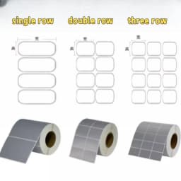 VOID Anti-counterfeiting Label Sticker Anti-tear Tamper-proof Silver Self-adhesive Printing Label Paper Need Ribbon