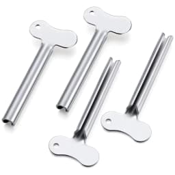 Stainless Steel Toothpaste Tube Squeezers Metal Key Toothpaste Squeezers for Bathroom Hair Dye Cosmetic Tubes Squeezer