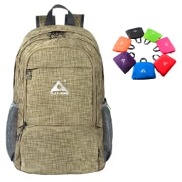 PLAYKING Lightweight Nylon Foldable Backpack Multicolor Waterproof Outdoor Sport Camping Hiking Travel Folding Bags