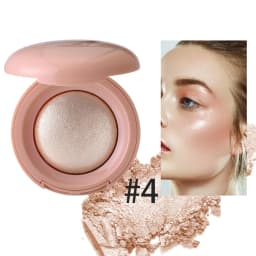 Long-lasting Waterproof Fine Shimmer Highlighter, Natural Glossy Effect, Brighten the Contour and Modify the Face