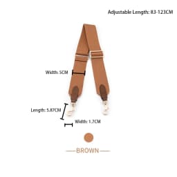 Wide Shoulder Strap Canvas Bag Strap Lengthened Slung Adjustable Strap Durable Replacement Bag Belt Bag Accessories