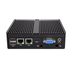 Metal Case Mini PC Intel N2840 Desktop Computer Pfsense DDR3L Msata SSD 2Lan 2COM VGA HD Display