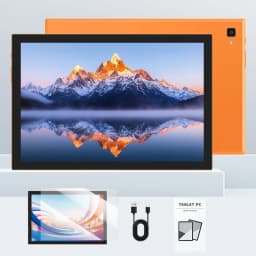 Paitanry 10.1 inch HD IPS Tablet PC A537 Octa‑Core Android 15 8GB (4GB+4GB Expand) RAM 128GB Storage Split‑Screen Function WiFi 6 GMS Google Global Tablet for Office Entertainment Video Calls
