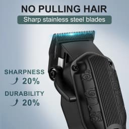 Sccttmon 2pc Retro Hair Clipper Barber Electric Trimmer Multi-Function Oil Head Carving Beard Shaver Hair Removal Device Set