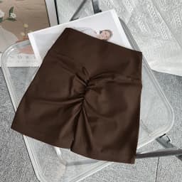 Solid Color High Waist Seamless Butt Lift Yoga Shorts Breathable Quick Drying Fitness Leggings Cycling Running Sports Shorts