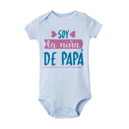 No Falling in Love I'm My Dad's Spanish Printed Baby Bodysuit Funny Newborn Jumpsuit Toddler Summer Clothes Infant Shower Gifts