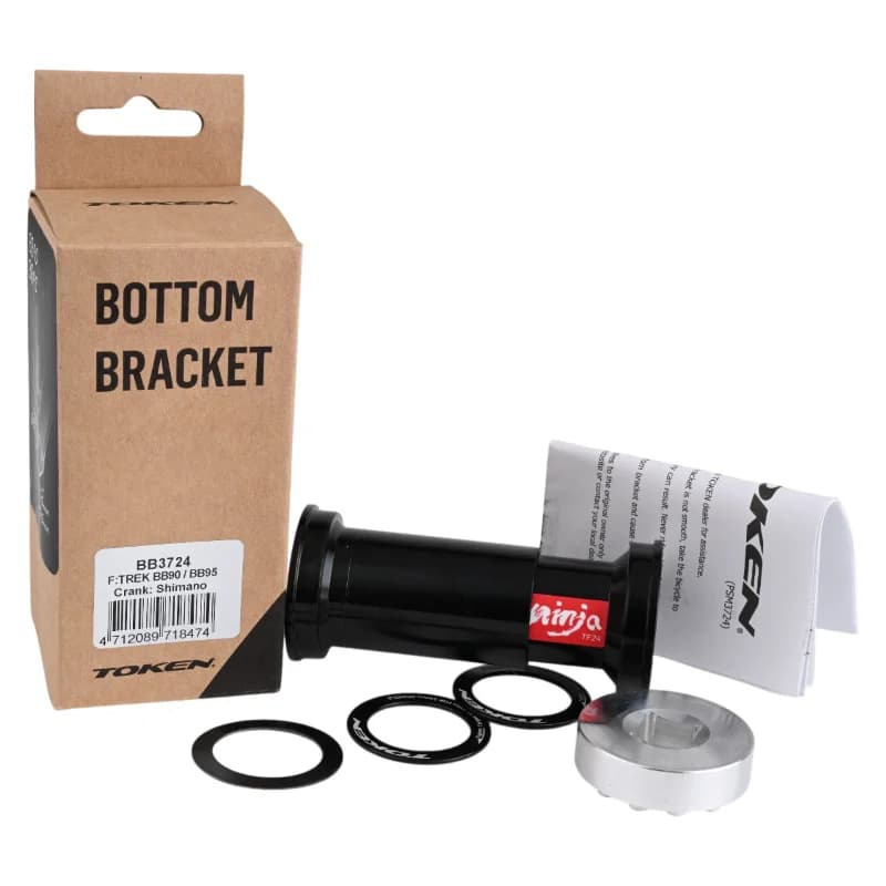 TOKEN Thread-Press Fit Bottom Bracket for TREK BB90/BB95 Frame 37mm*90.5mm/95.5mm